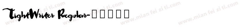 TightWriter Regular字体转换